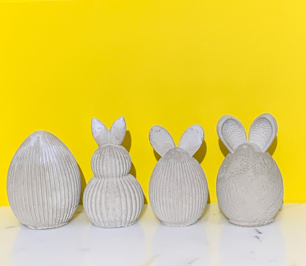 Påskehare mønstret - betong