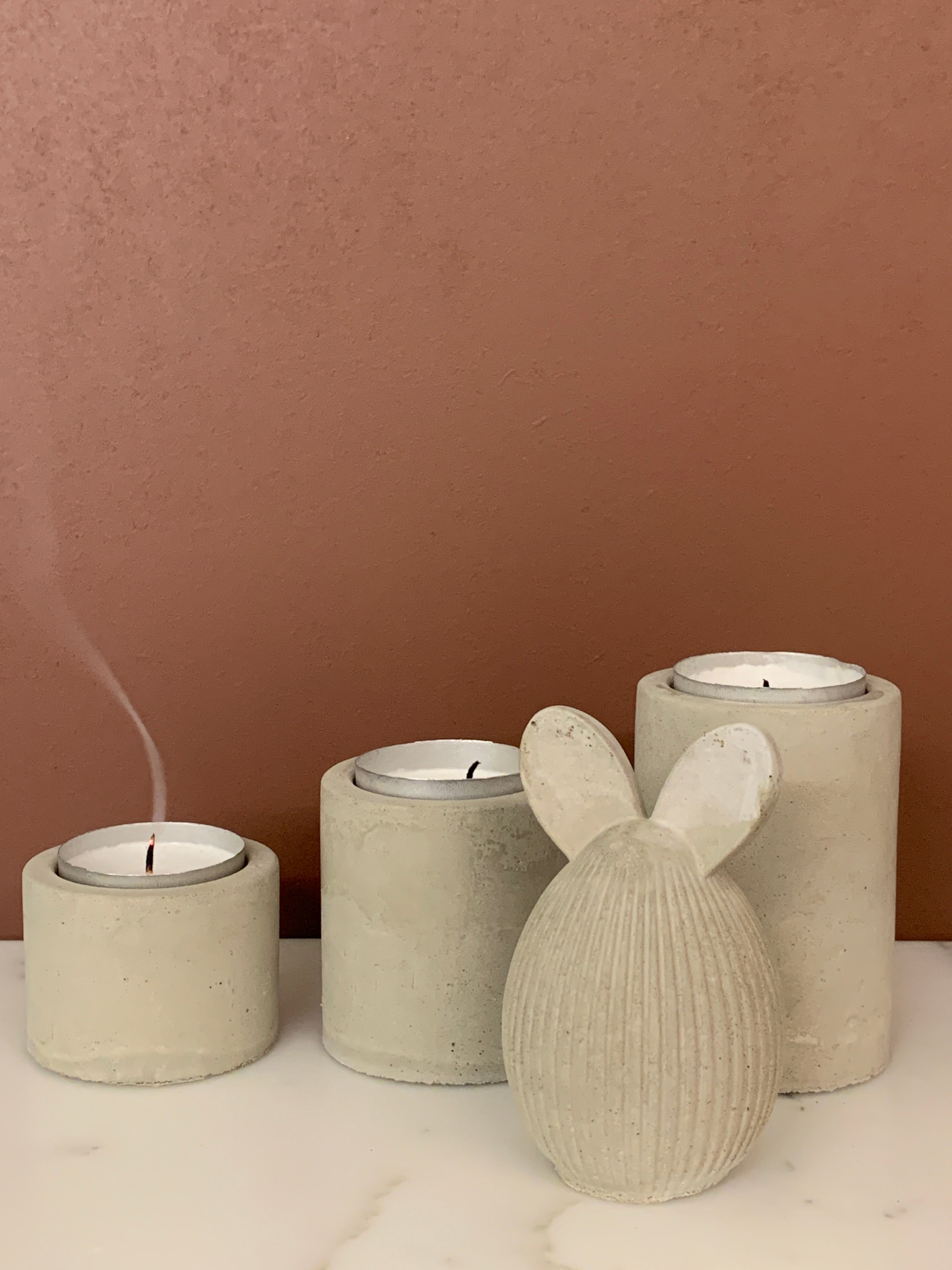 Påskehare riller - betong