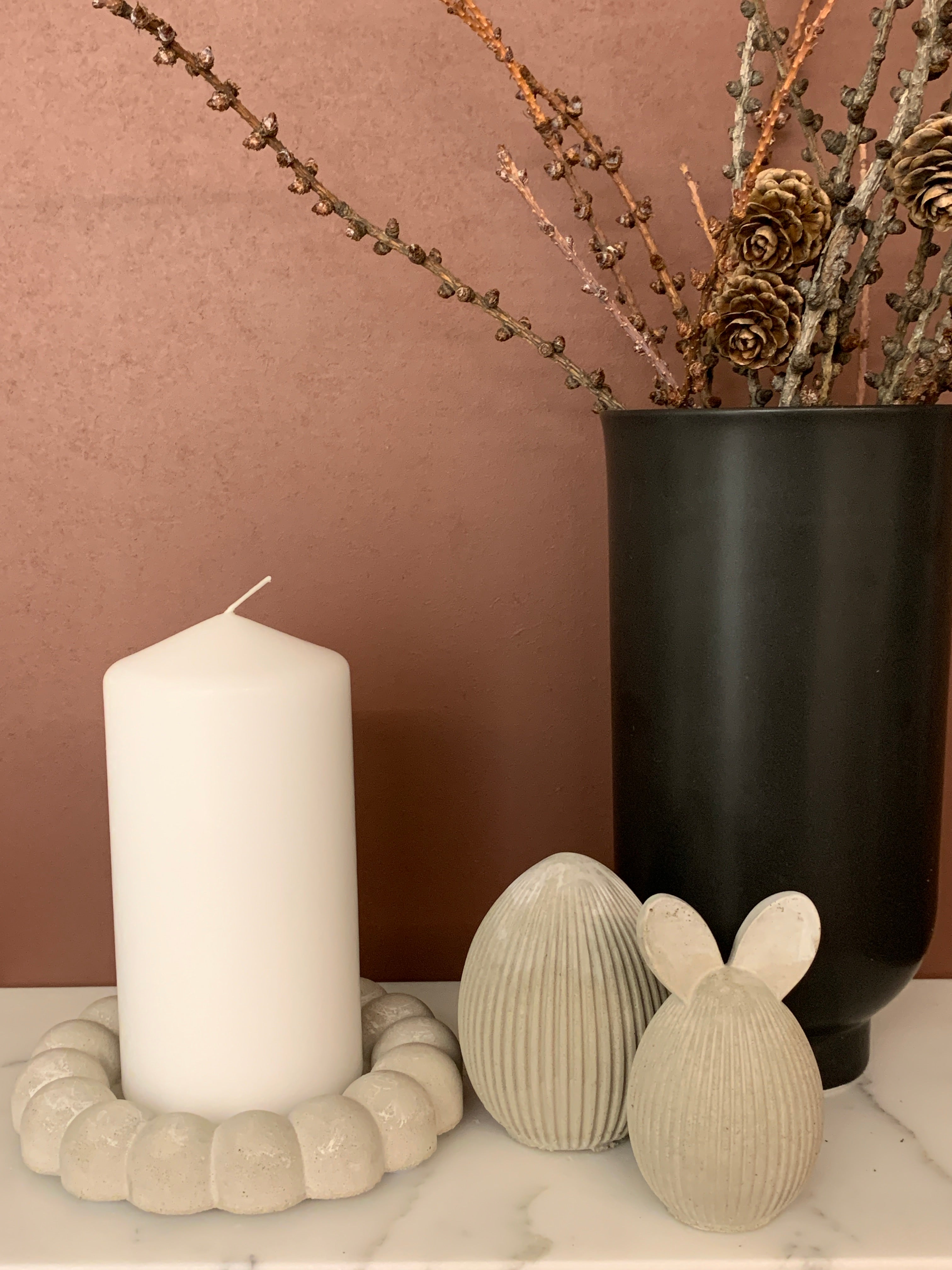 Påskehare riller - betong